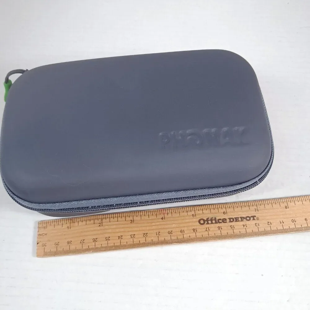 PHONAK Hearing‎ Aid Clamshell Case Storage Travel bag grey gray zipper